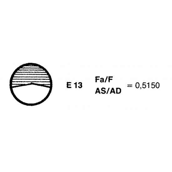 Radice 3-blads bronzen scheepsschroef type E13, 14 x10 , asgat Ã25mm, conus 1:10, rechts
