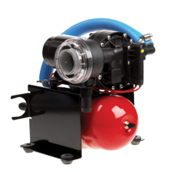 Johnson Pump Aqua Jet Uno waterdruksysteem WPS 3.5, 24V-100W, 13l-min, max. 2.8bar, stalen tank 2l