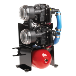 Johnson Pump Aqua Jet Duo waterdruksysteem WPS 10.4, 12V-200W, 36l-min, max. 2.8bar, stalen tank 2l