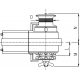 Lofrans windlasses Ankerlier horizontaal, model  Cayman 88 , 8mm, 12V, 1000W, met verhaalko