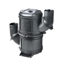 VETUS HD waterlock - geluiddemper type NLP, 40 mm, 4,5 liter, zwart