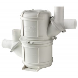 VETUS HD waterlock - geluiddemper type NLP, 50 mm, 10 liter, wit