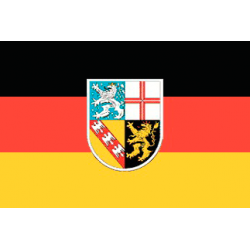 allpa Saarland vlag 20x30cm